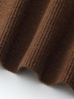 Lyocell Blend Knit Top And Cape Two-Piece Set GOELIA