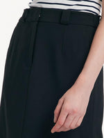Straight Fitting Slit Half Skirt GOELIA