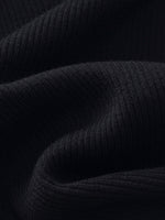 100% Wool Boat Neck Women Knit Top GOELIA