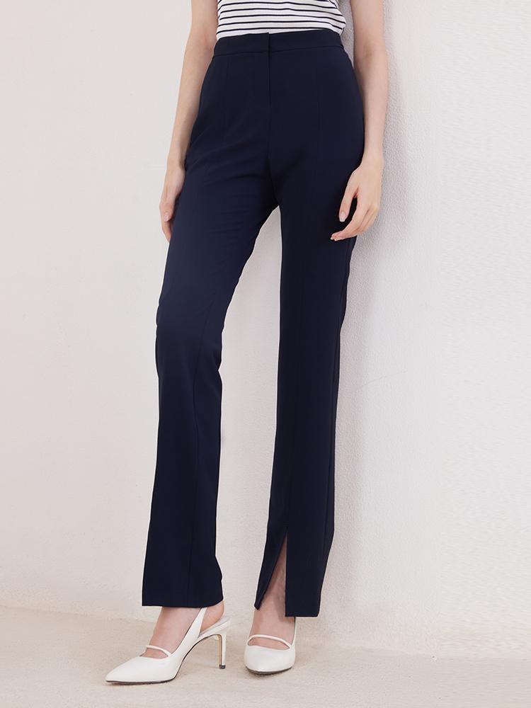 Slim Slit Flare Pants GOELIA
