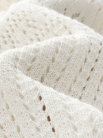 V-Neck Women Long Open-Knit Cardigan GOELIA