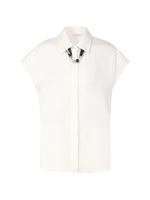 [Preview] 22MM Mulberry Silk Women Shirt With Silk Scarf GOELIA