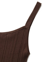 Tencel Blend Shirt And Knit Camisole Two-Piece Set GOELIA