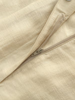 Tencel Acetate Linen Blend Women Straight Leg Pants GOELIA