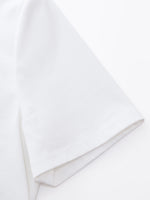 Cotton Blend Round Neck Tape Embroidered Women T-Shirt GOELIA