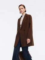 Cashmere Wool Blend Double-Faced Women Coat GOELIA