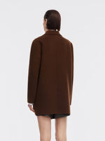 Cashmere Wool Blend Double-Faced Women Coat GOELIA