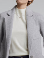 [Preview] Yak Silk Wool Blend Double-Faced Women Blazer GOELIA