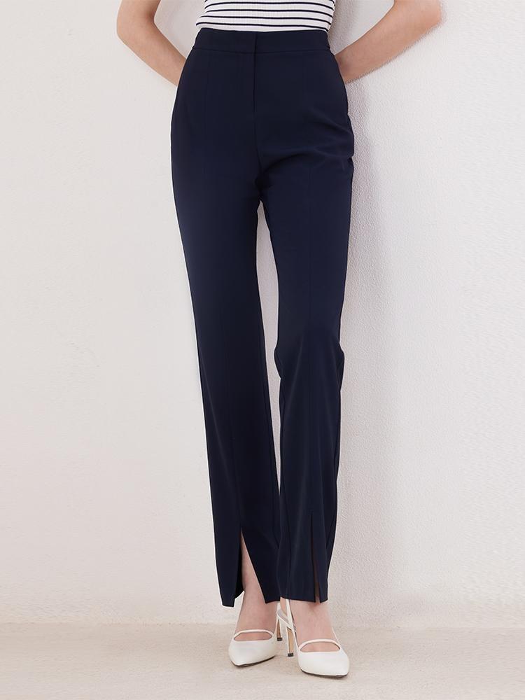 Slim Slit Flare Pants GOELIA