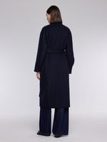 [Preview] 100% Wool Double-Faced Women Wrap Overcoat GOELIA