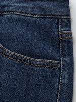 Denim Adjustable Waist Women Jeans GOELIA