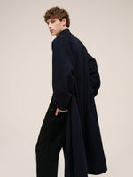 100% Wool Unisex Wrap Overcoat GOELIA