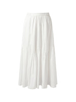 100% Cotton A-Line Elastic Waist Women Skirt GOELIA