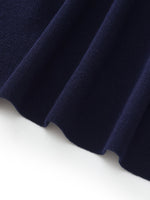 Lyocell Blend Contrast Trim Women Cardigan GOELIA