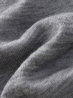 100% Wool V-Neck Women Mock-Layered Cardigan GOELIA
