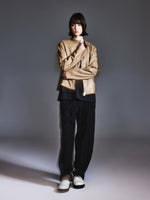PU Leather H-Line Zip-Up Unisex Jacket GOELIA