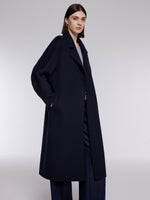 [Preview] 100% Wool Double-Faced Women Wrap Overcoat GOELIA