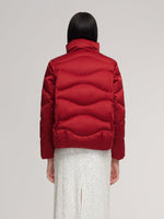 Windproof Magnetic Snap Goose Down Jacket GOELIA