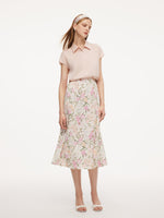 [Preview] 22MM Mulberry Silk Women Shirt With Silk Scarf GOELIA