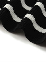 Acetate Cotton Knitted Striped Tank Top GOELIA