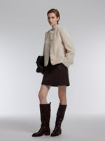 [Preview] Eco-friendly Faux Fur Textured Women Coat GOELIA