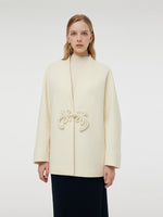 100% Wool New Chinese-Style Women Coat GOELIA