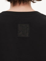 18MM Gambiered Canton Gauze Unisex Patchwork T-Shirt GOELIA