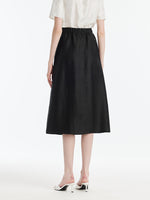Xiang Yun Silk New-Chinese Style Slit Women Skirt GOELIA