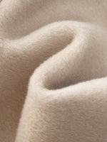 [Preview] Cashmere Wool Blend Asymmetrical Collar Women Short Coat GOELIA