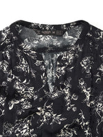 Floral Print Gathered Waist Women Maxi Dress GOELIA