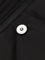 Black Hooded Goose Down Jacket GOELIA