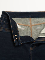 Denim Fleece Lined Women Flared Jeans GOELIA