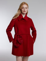 [Preview] Double-Faced Tencel Wool Blend Women Coat GOELIA