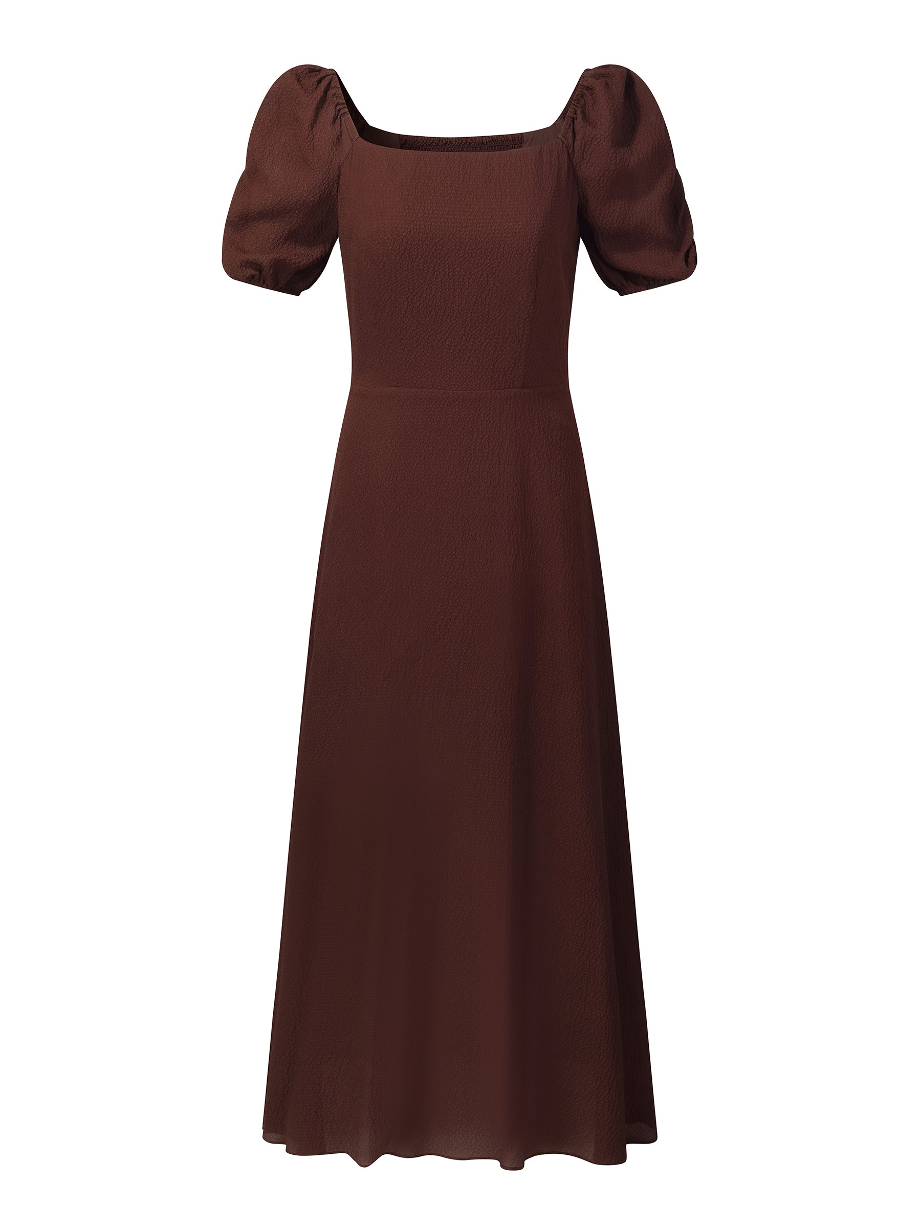[Preview] 10.5 MM Mulberry Silk Square Neck Women Maxi Dress GOELIA