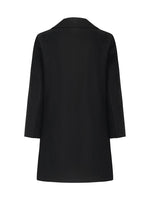 Wool And Cashmere Double-Faced Notched Lapel Women Coat GOELIA