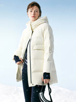 Thermal Tech Back Hooded Goose Down Coat GOELIA