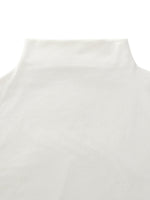 Brushed Cashmere Wool Tank And Mock Neck Knit Top Two-Piece Set GOELIA