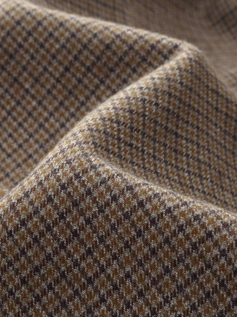 100% Wool Plaid Notched Collar Unisex Blazer
