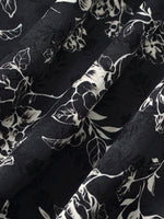 Floral Print Gathered Waist Women Maxi Dress GOELIA