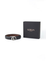 GO Letter Women Leather Belt Size Small GOELIA