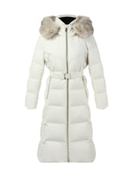 [Preview] Hooded Goose Down Belted Overcoat GOELIA