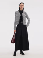 Fringe Trim H-Line Women Cardigan GOELIA