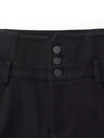 Knitted Slit Flared Women Pants GOELIA