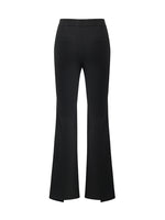 Mid-Rise Slit Micro-Flared Women Pants GOELIA