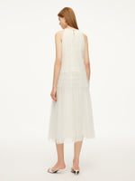 Lace Embroidered Sequins Halter Top And Mesh Skirt Two-Piece Set GOELIA