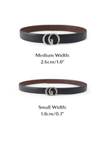 GO Letter Women Leather Belt Size Medium GOELIA