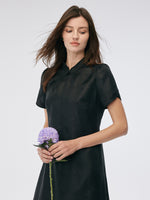 19MM Xiang Yun Silk Women Qipao Midi Dress GOELIA