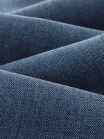 Denim Fleece Lined Women Tapered Jeans GOELIA