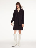 [Preview] Knit Blazer And Sleeveless Dress Two-Piece Set GOELIA