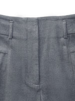 Wool Blend Women High Waisted Wide Leg Pants GOELIA